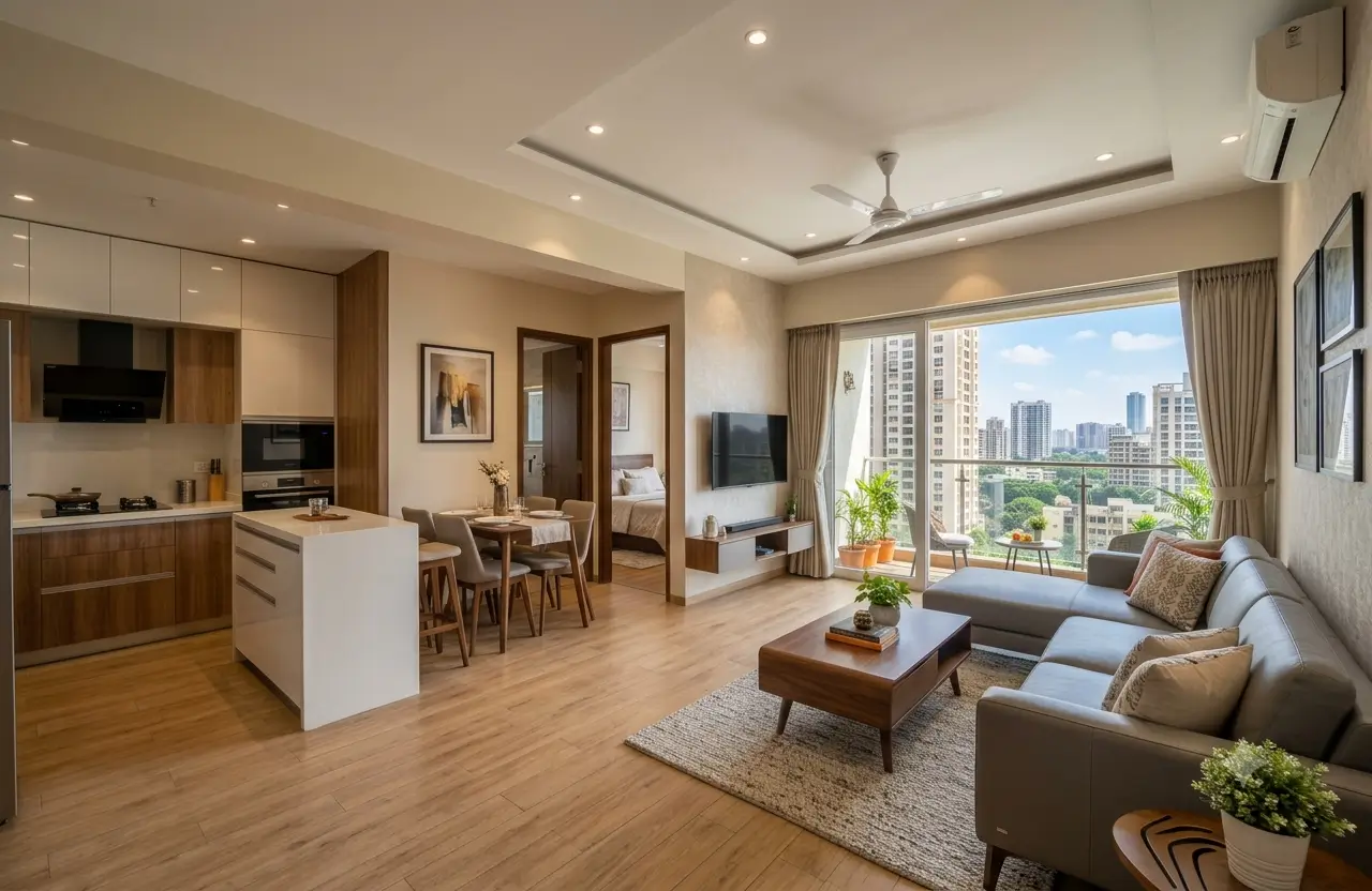 Modern 2 BHK Apartment in Andheri West