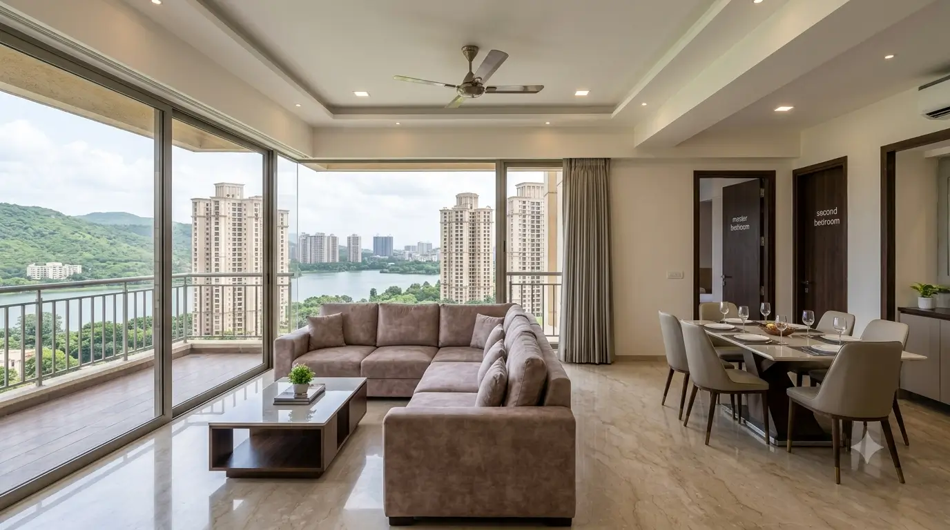 Spacious 2 BHK Home in Powai
